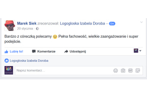 Referencje Marek Siek  - LogoGłoska Izabela Doroba